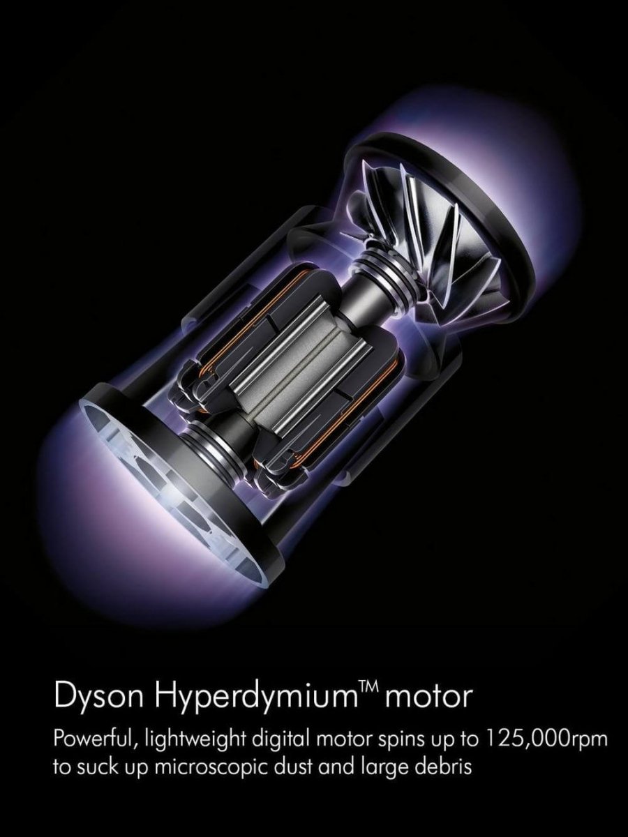 Dyson V15DETECTABSNEW Detect Absolute Stick Vacuum Cleaner 60 Minutes Run Time Yellow | Atlantic Electrics