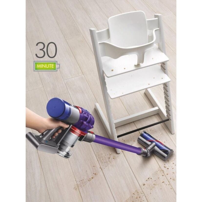 Dyson V7 Animal Cordless Bagless Vacuum Cleaner Up to 30 minutes - Nickel Purple | Atlantic Electrics - 39477820260575 