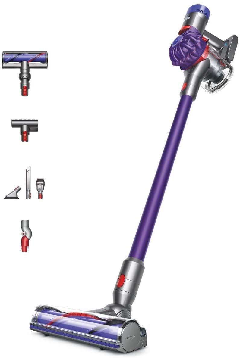 Dyson V7 Animal Cordless Bagless Vacuum Cleaner Up to 30 minutes - Nickel Purple | Atlantic Electrics - 39477819867359 