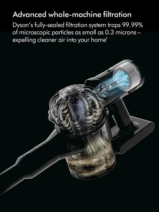 Dyson V8 Cordless Stick Vacuum Cleaner Up to 40 Minutes Run Time - Silver | Atlantic Electrics - 40157502013663 