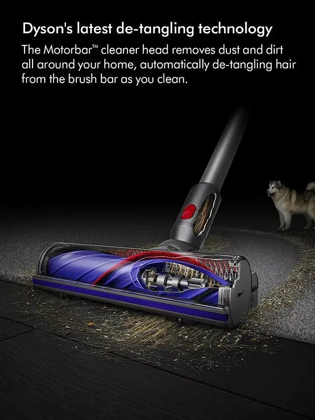 Dyson V8 Cordless Stick Vacuum Cleaner Up to 40 Minutes Run Time - Silver - Atlantic Electrics - 40157501980895 