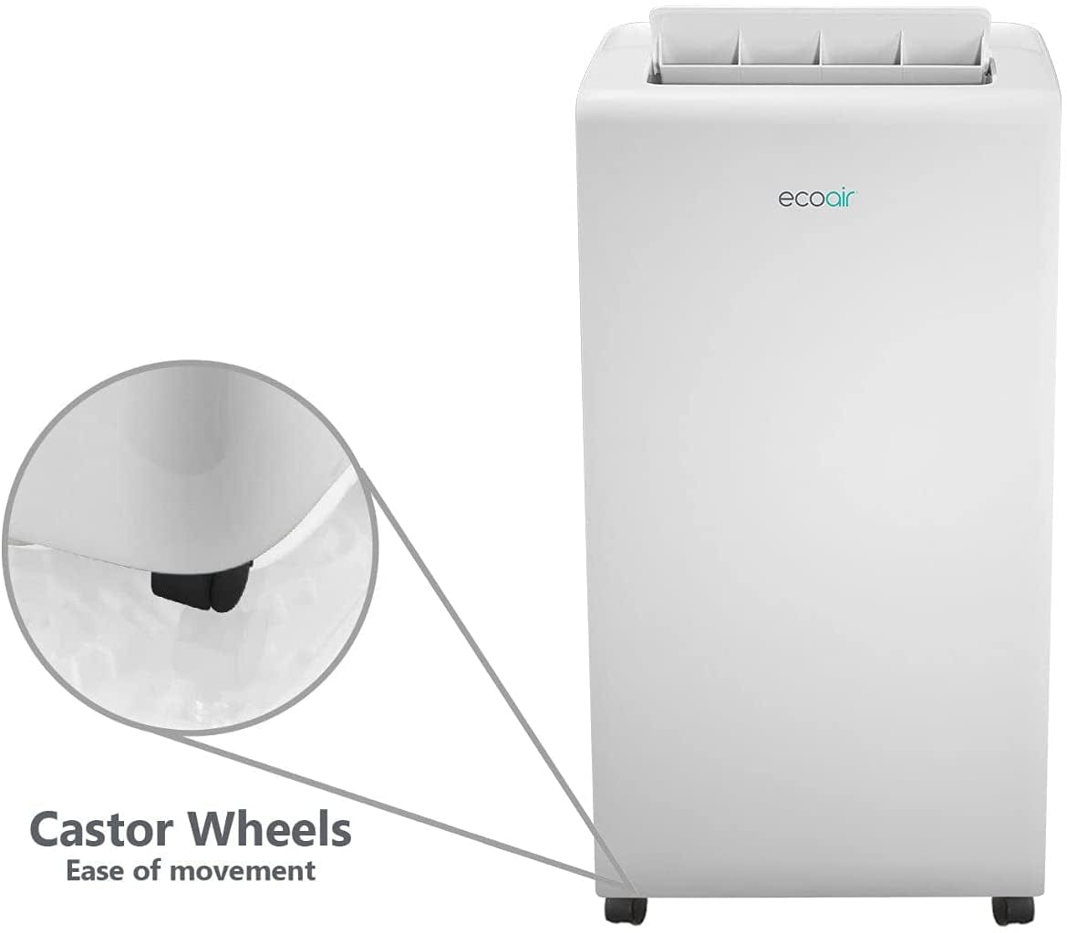 EcoAir Crystal MK2 12000 BTU R290 WiFi Portable Air Conditioning, 3 Fan Speeds, Remote Control, Class A With Carbon Filter | Atlantic Electrics