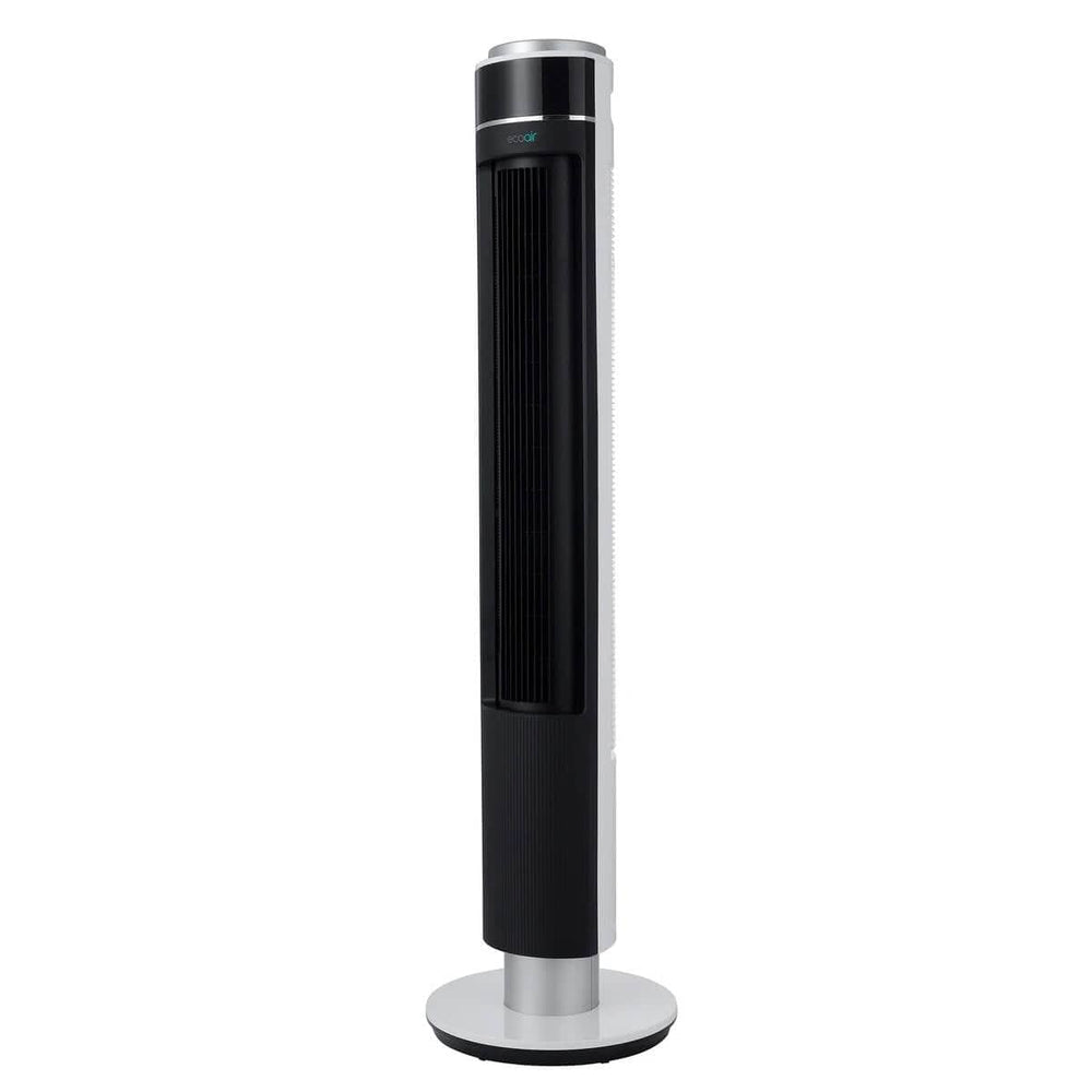 EcoAir Halo Low Energy Tower Fan, 2.8 Watts per hour, 12 Speeds, Oscillation Function - With Remote Control | Atlantic Electrics - 39477823865055 
