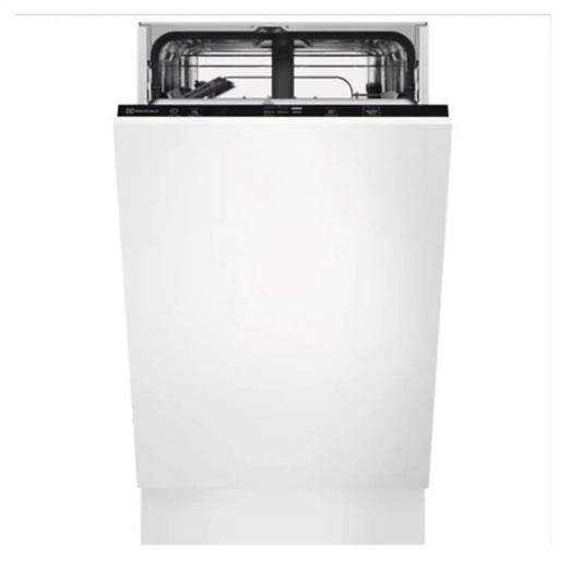 Electrolux EEA22100L Fully Integrated Slimline Dishwasher - Black Control Panel with Sliding Door Fixing Kit | Atlantic Electrics