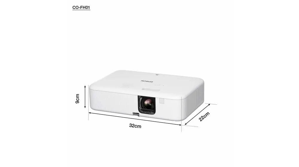 Epson CO-FH01 Big Screen Experience Full HD 1080p Projector White - Atlantic Electrics - 40333322420447 