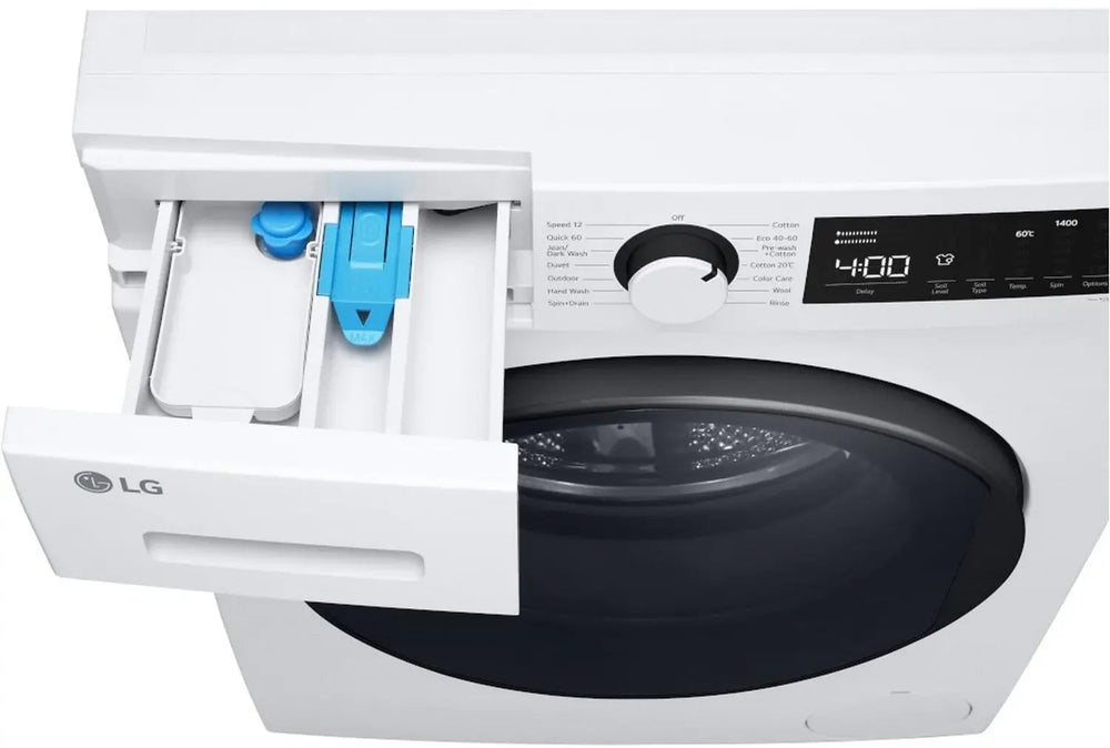 LG F4T209WSE 9kg 1400 Spin Washing Machine - White - 40334171111647 