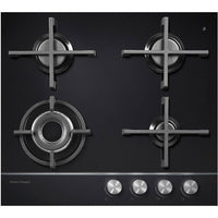 Thumbnail Fisher & Paykel CG604DLPGB4 4 Burner 60cm Gas Hob Black on Glass - 39477833597151