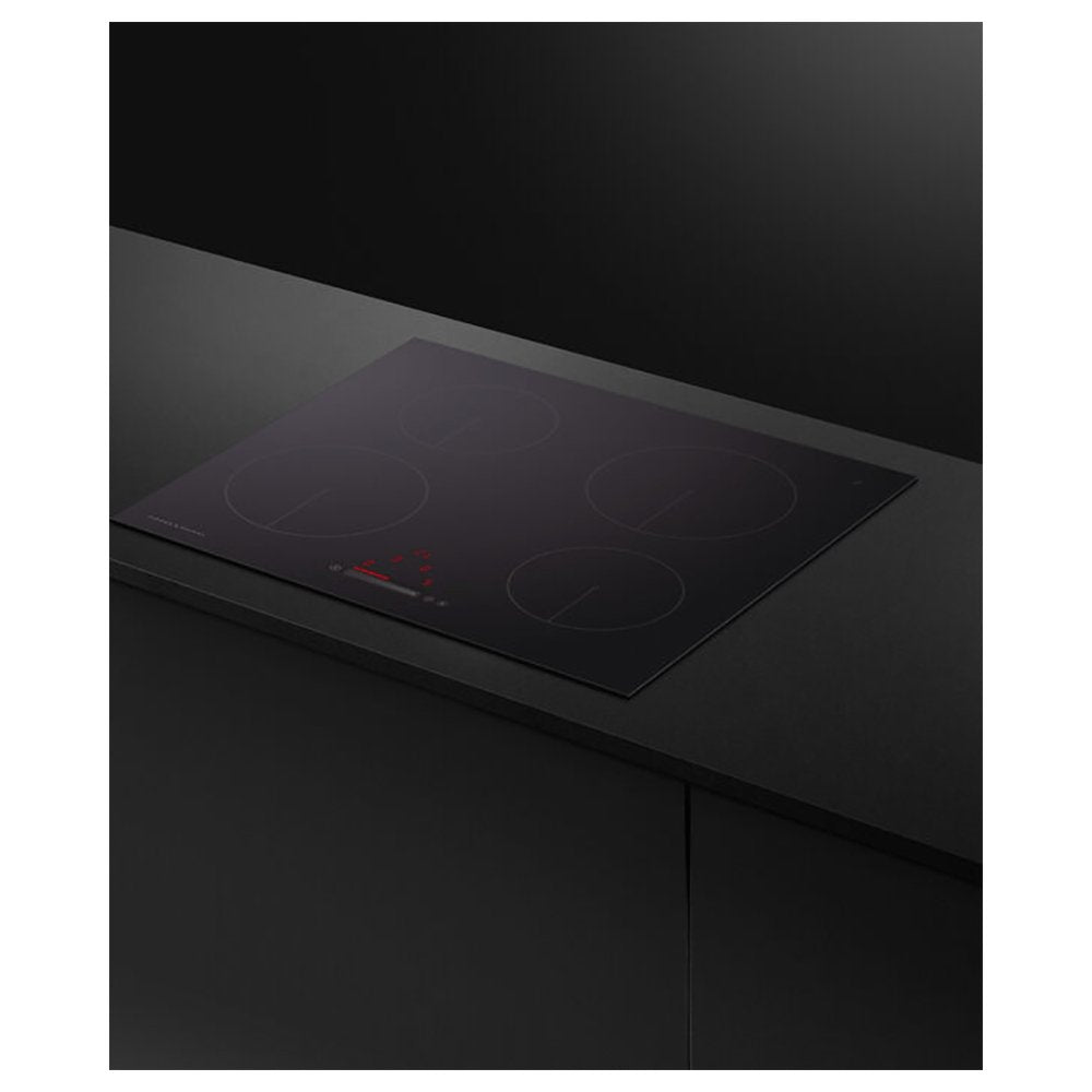 Fisher & Paykel CI604CTB1 600mm Wide `Touch + Slide Control` Frameless 4 Zone Induction - Atlantic Electrics - 39477833793759 