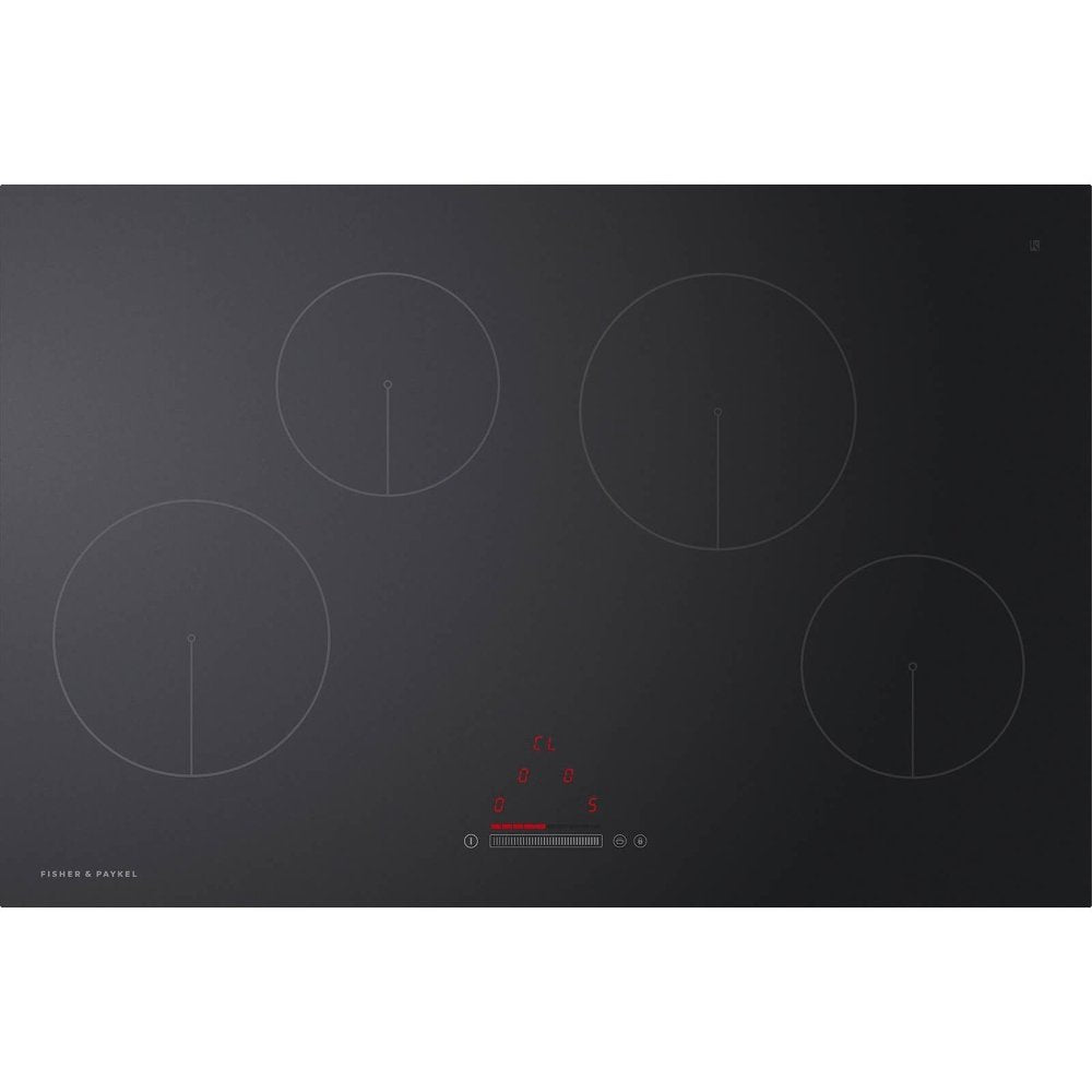 Fisher & Paykel CI804CTB1 Frameless 4 Zone Induction Hob 800mm Wide `Touch + Slide Control` - Atlantic Electrics - 39477834580191 
