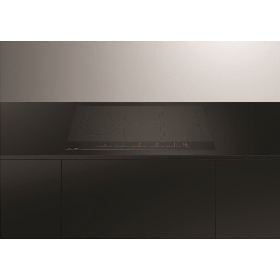 Fisher & Paykel CI905DTB4 90cm Black 5 Zone Induction Hob | Atlantic Electrics - 39477833990367 