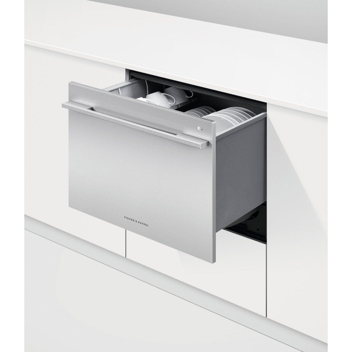 Fisher & Paykel DD60SDFHTX9 6 Plate Fully Integrated Dishwasher Dish Drawer Stainless Steel Control Panel with Fixed Door | Atlantic Electrics