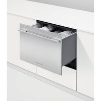 Thumbnail Fisher & Paykel DD60SDFHTX9 6 Plate Fully Integrated Dishwasher Dish Drawer Stainless Steel Control Panel with Fixed Door - 39477838577887