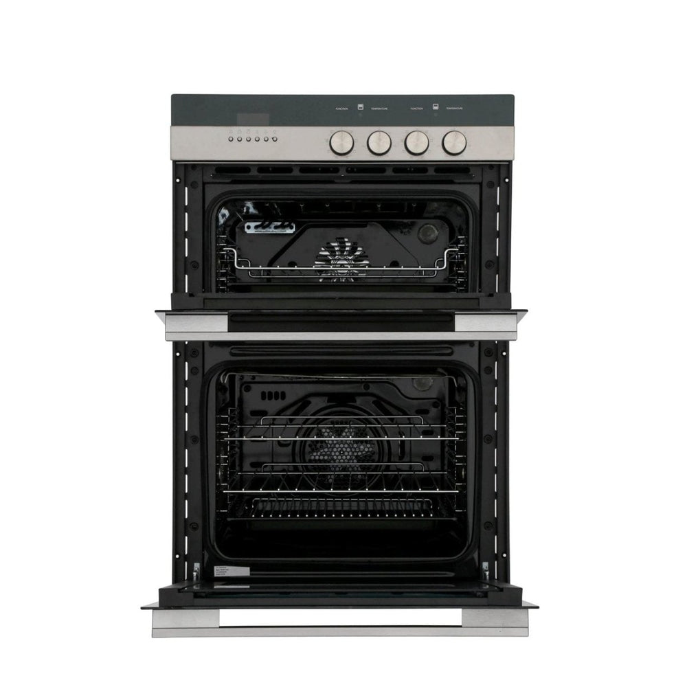 Fisher & Paykel Designer OB60B77CEX3 Built In Electric Double Oven - Black - Stainless Steel | Atlantic Electrics - 39477836808415 