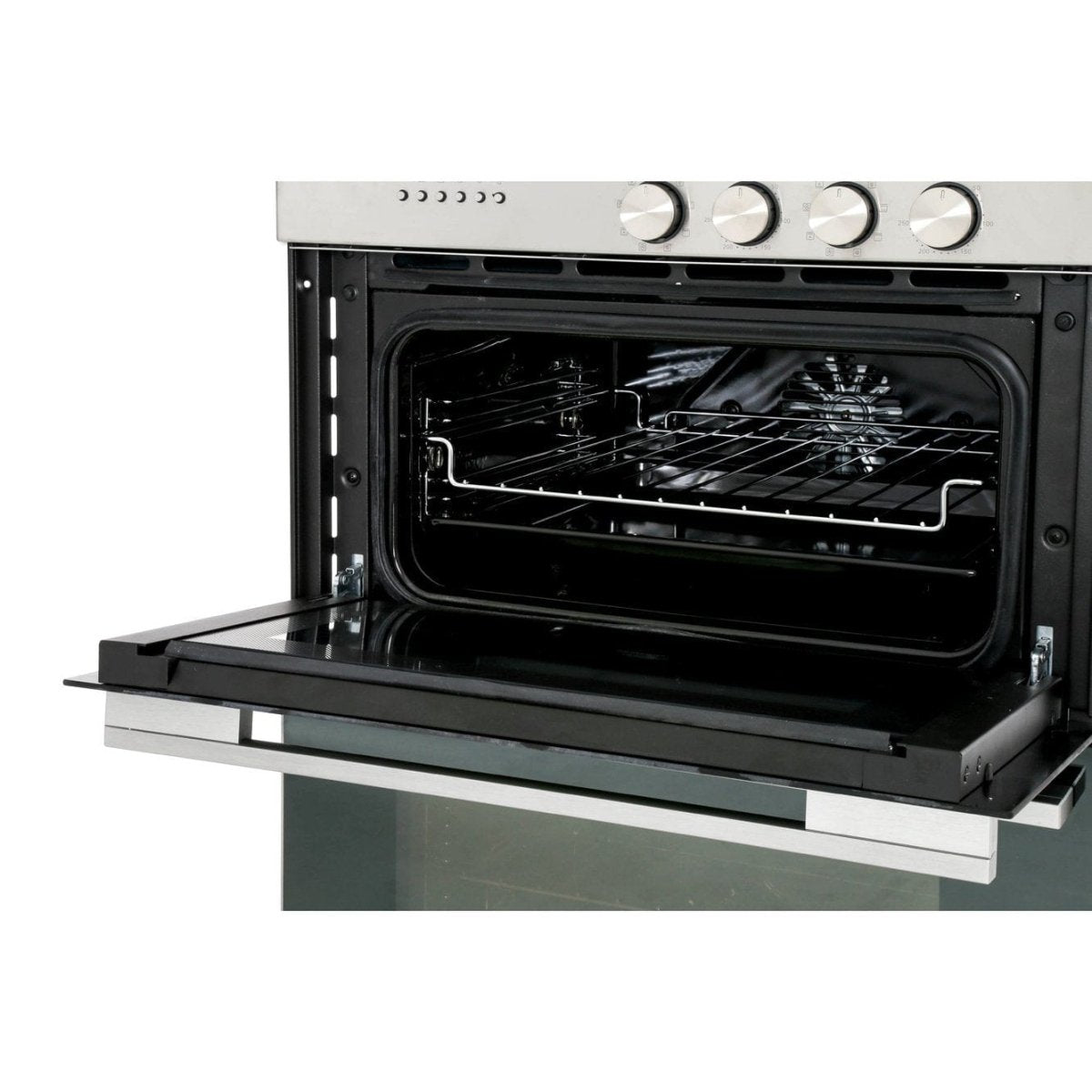 Fisher & Paykel Designer OB60B77CEX3 Built In Electric Double Oven - Black - Stainless Steel - Atlantic Electrics