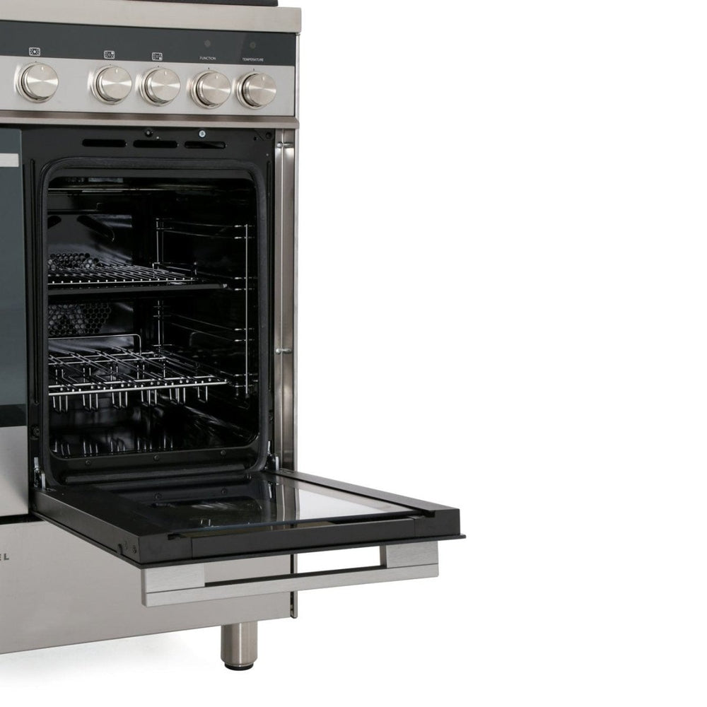 Fisher & Paykel Designer OR90L7DBGFX1 90cm Dual Fuel Range Cooker Stainless Steel | Atlantic Electrics - 39477840019679 
