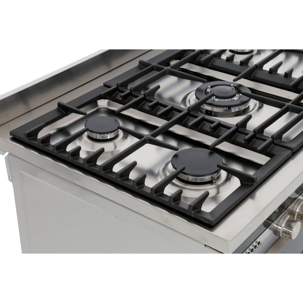 Fisher & Paykel Designer OR90L7DBGFX1 90cm Dual Fuel Range Cooker Stainless Steel | Atlantic Electrics - 39477840281823 
