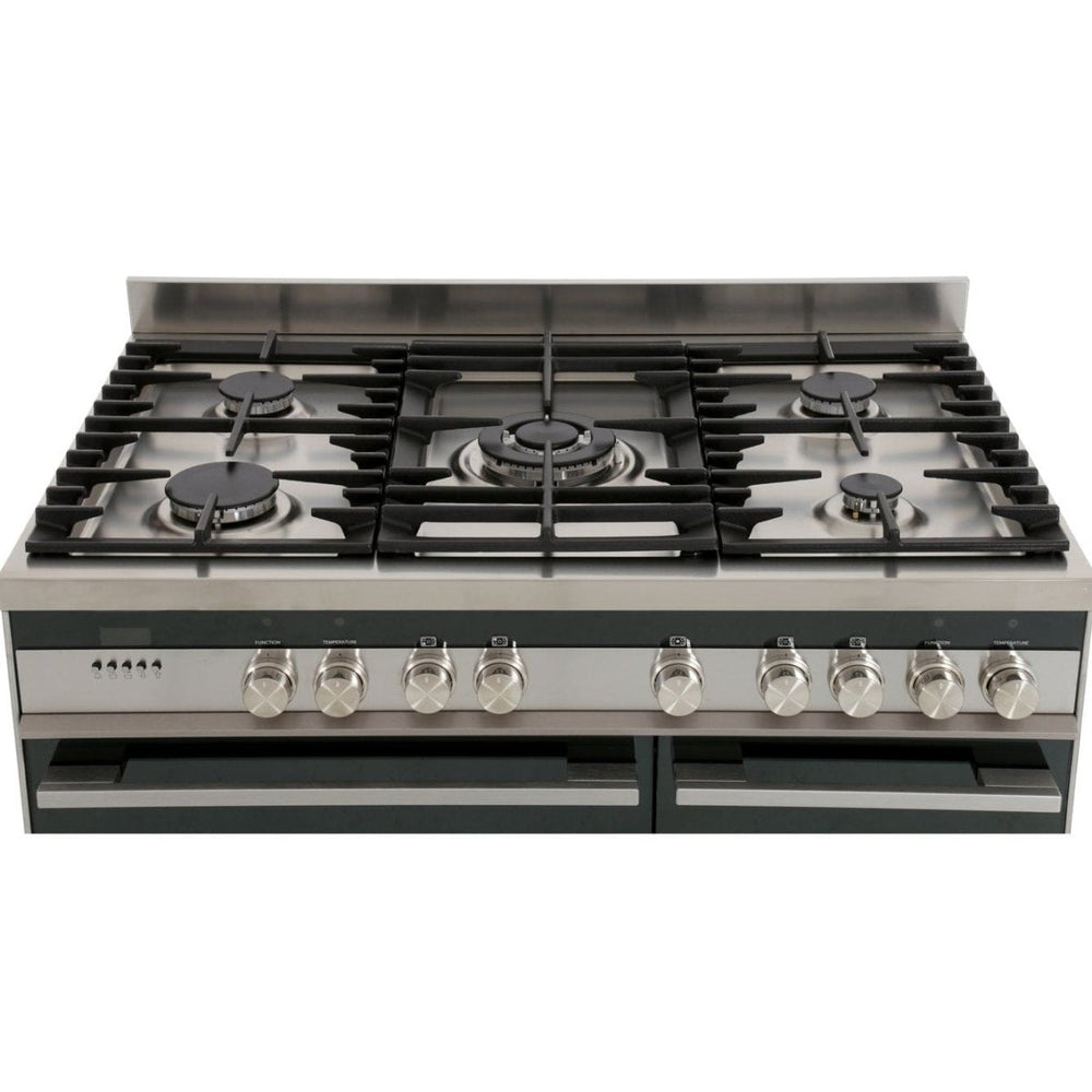 Fisher & Paykel Designer OR90L7DBGFX1 90cm Dual Fuel Range Cooker Stainless Steel | Atlantic Electrics - 39477840347359 