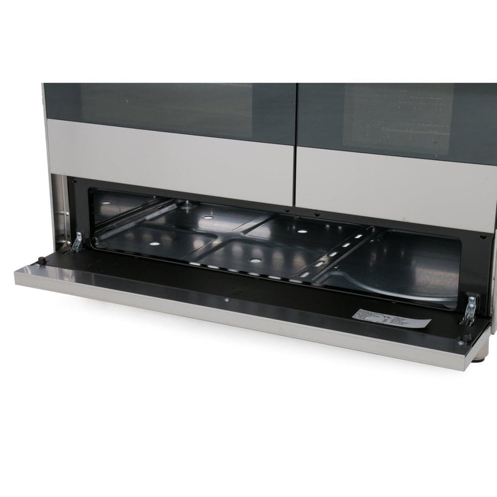 Fisher & Paykel Designer OR90L7DBGFX1 90cm Dual Fuel Range Cooker Stainless Steel | Atlantic Electrics - 39477839855839 