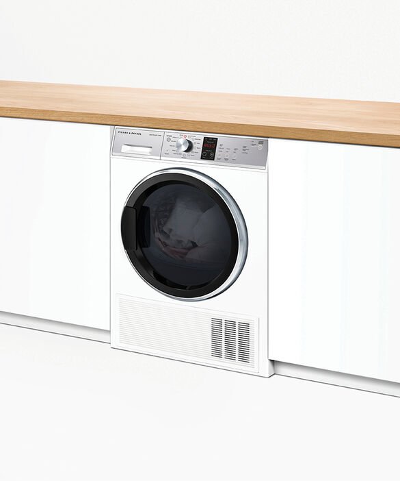 Fisher & Paykel DH9060P2 9Kg Heat Pump Condenser Tumble Dryer - White | Atlantic Electrics - 40715903303903 