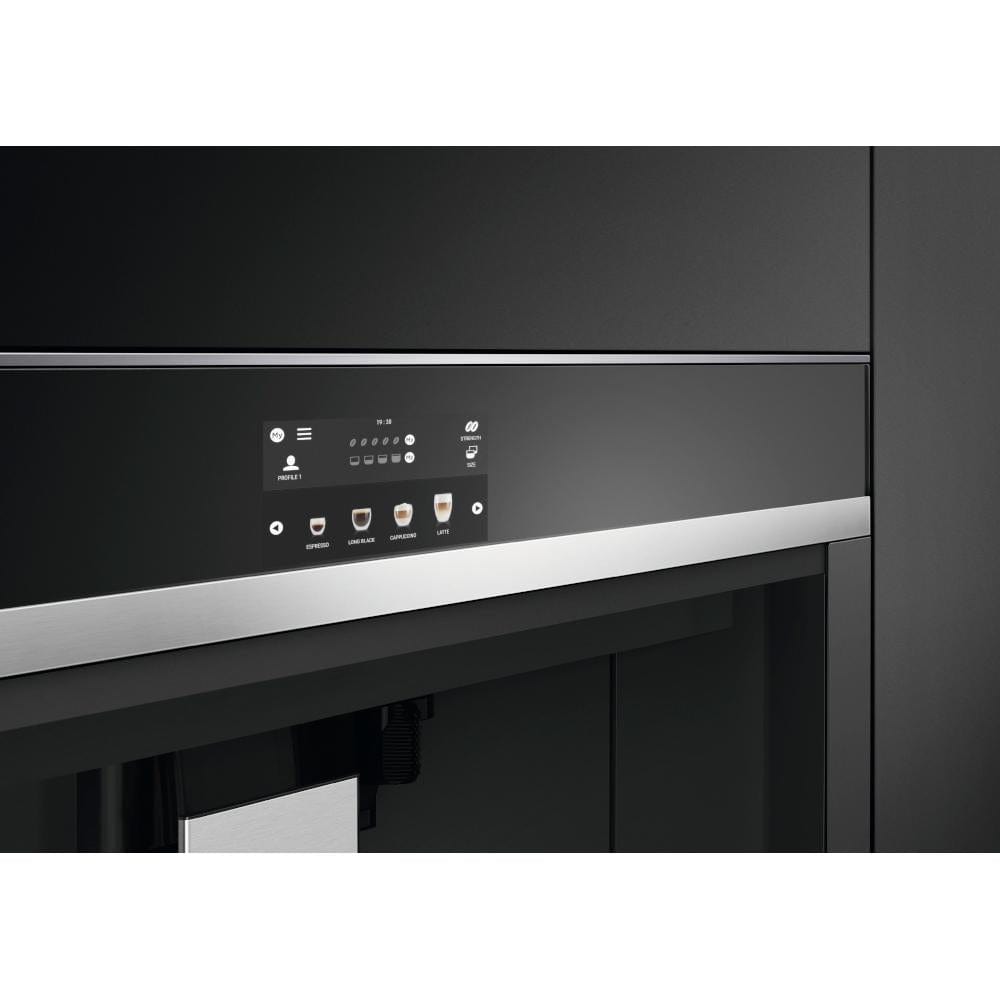 Fisher & Paykel EB60DSXB2 60cm Built-In Bean-to-Cup Coffee Machine, Gloss Black | Atlantic Electrics