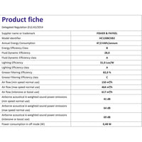 Thumbnail Fisher & Paykel HC120BCXB2 1200mm Wide Chimney Cooker Hood, Stainless Steel - 39477835202783