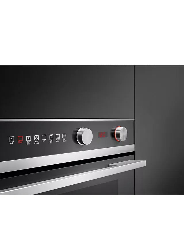 Fisher & Paykel OB60SD7PX1 Built-in Single Oven 72 Liters - Brushed Stainless Steel - Atlantic Electrics - 40715903762655 