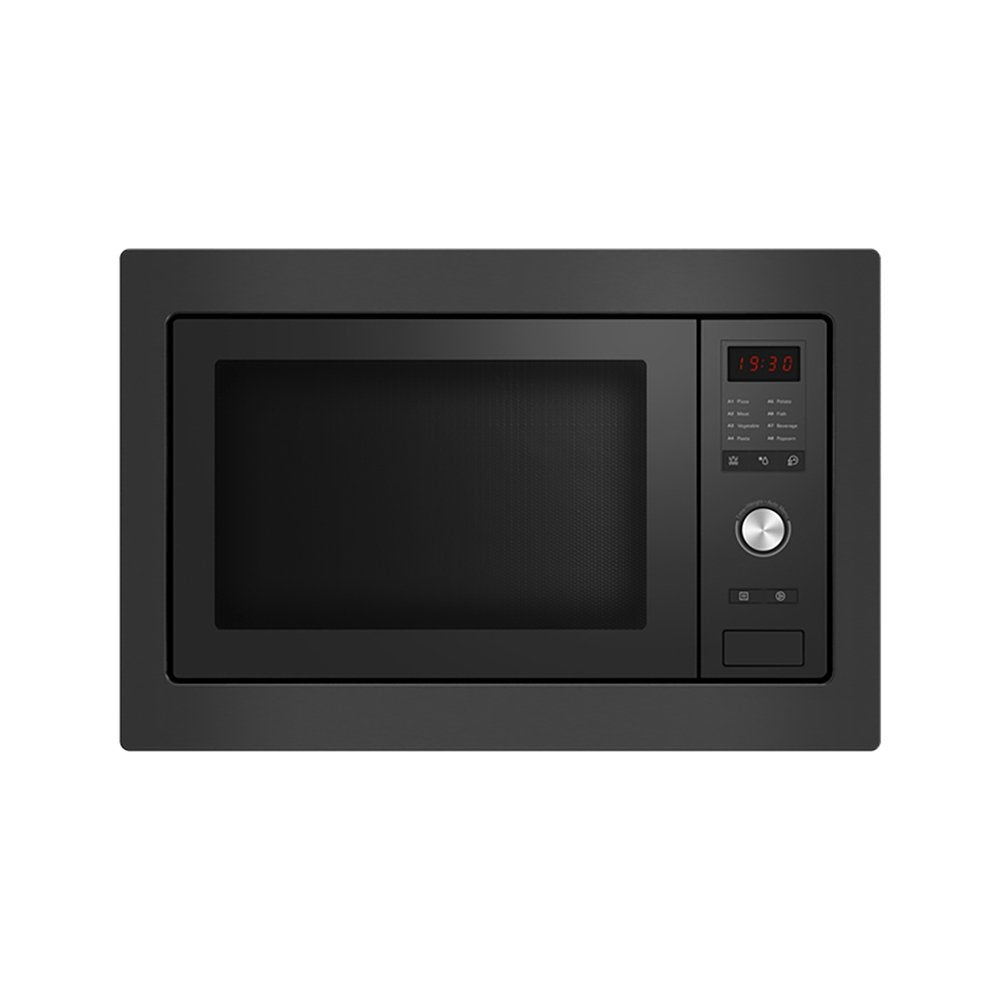 Fisher + Paykel OM25BLSB1 40 Litre Microwave Oven, 59.5cm Wide - Black - Atlantic Electrics - 39477856862431 