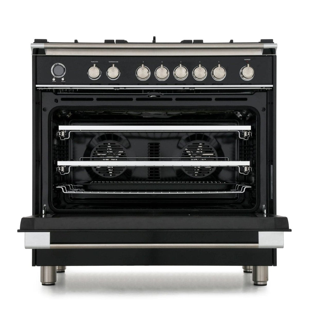 Fisher & Paykel OR90SCG6B1 90cm 5 Burner Dual Fuel Range Cooker | Atlantic Electrics - 39477837824223 