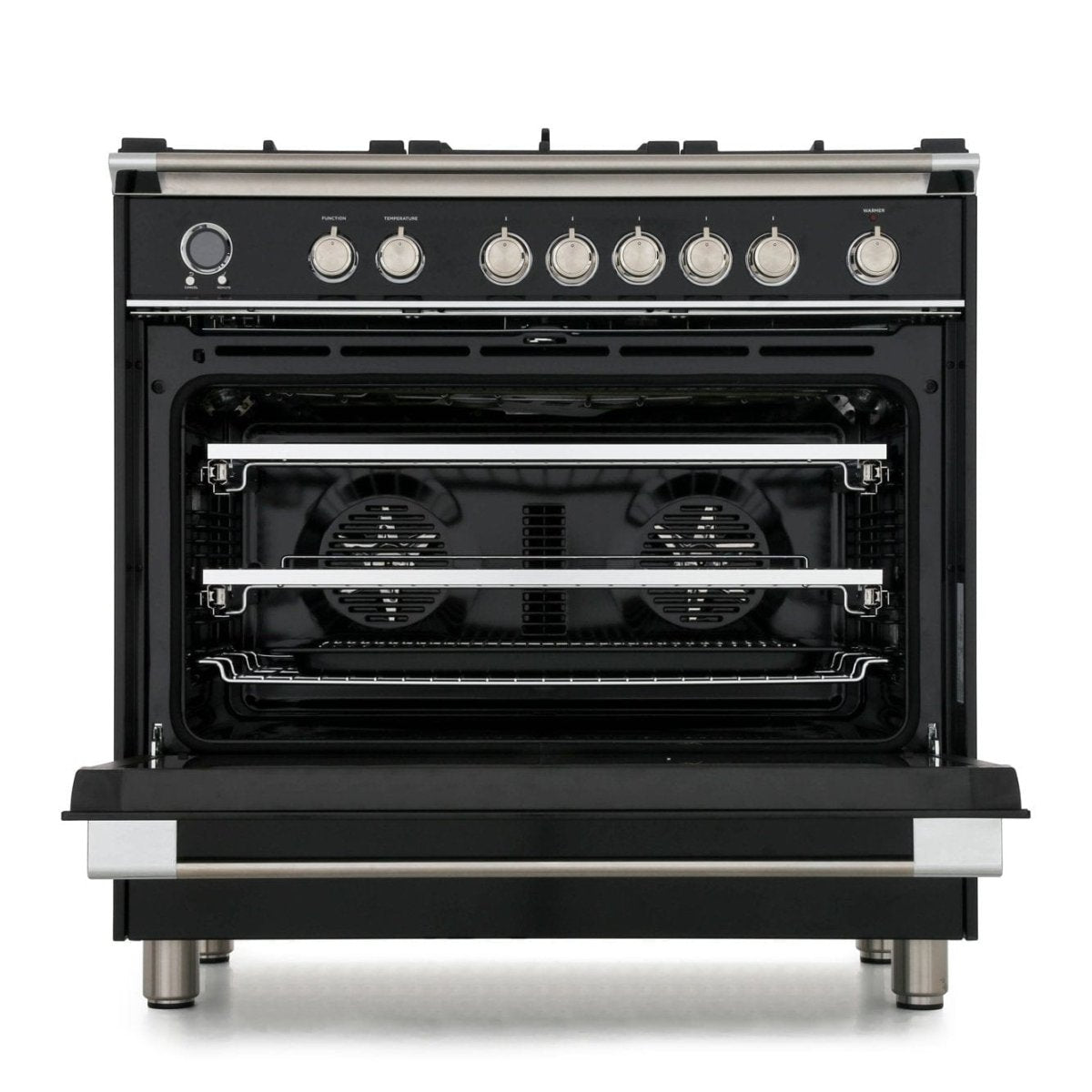 Fisher & Paykel OR90SCG6B1 90cm 5 Burner Dual Fuel Range Cooker | Atlantic Electrics