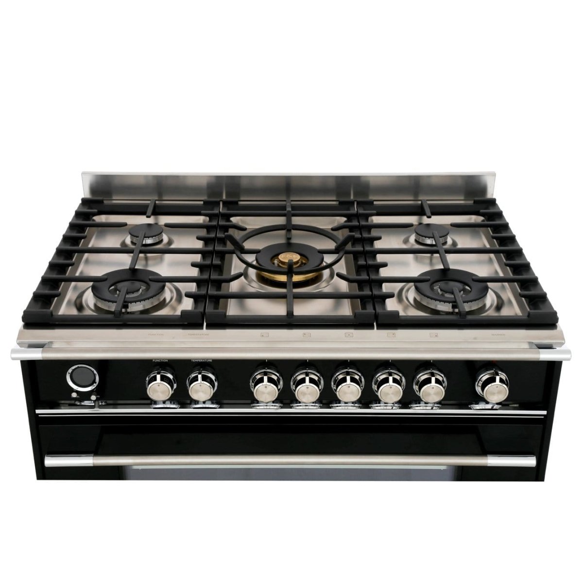 Fisher & Paykel OR90SCG6B1 90cm 5 Burner Dual Fuel Range Cooker | Atlantic Electrics