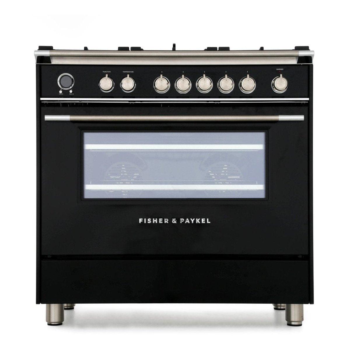 Fisher & Paykel OR90SCG6B1 90cm 5 Burner Dual Fuel Range Cooker | Atlantic Electrics