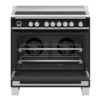 Thumbnail Fisher + Paykel OR90SCI6B1 140 Litre Freestanding Range Cooker, Induction, 5 Zones with SmartZone, Self- 39477857714399