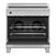 Thumbnail Fisher + Paykel OR90SDI6X1 89.7cm Wide Freestanding Range Cooker, Induction, 5 Zones with SmartZone - 39477857845471
