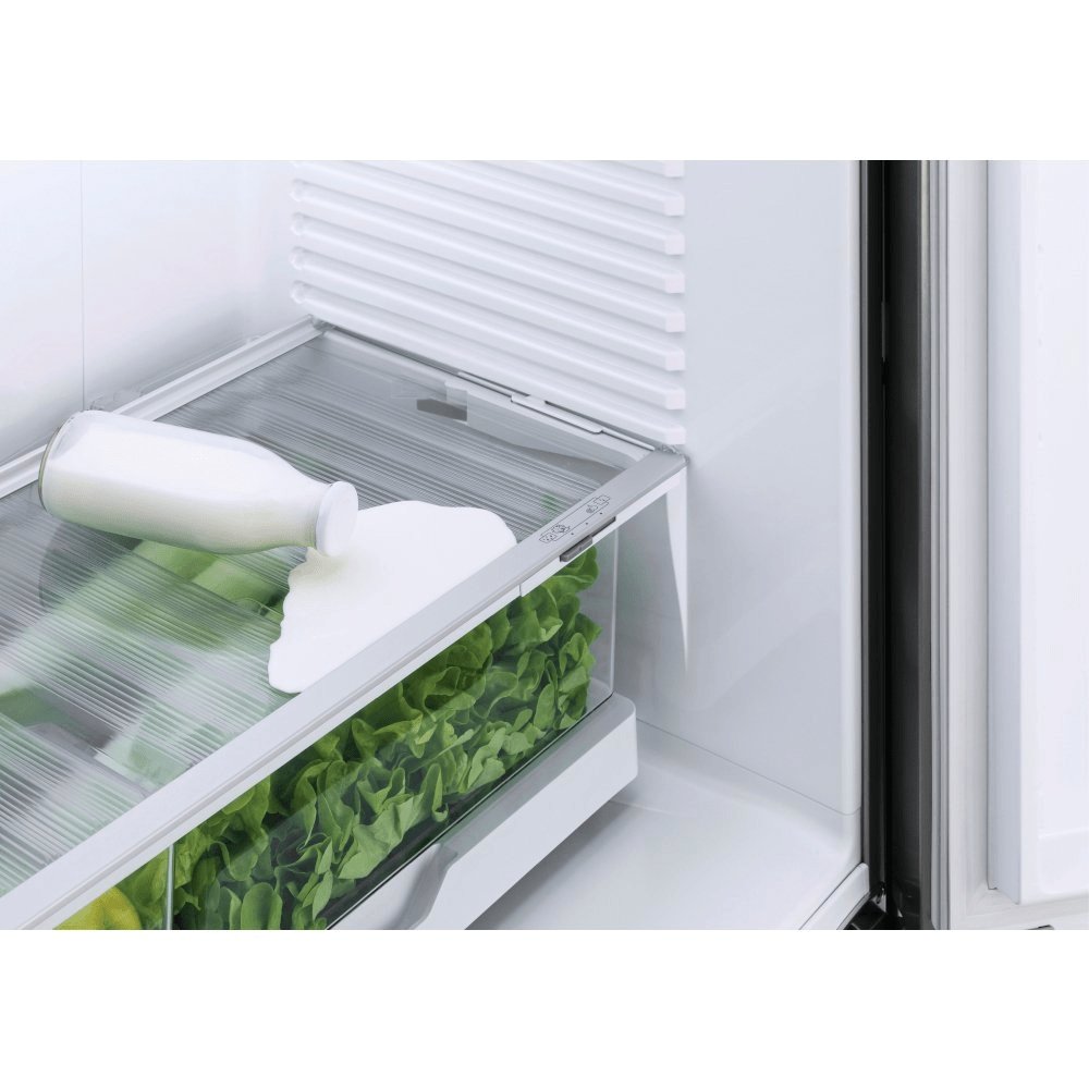 Fisher + Paykel RF522ADB5 487 Litre Freestanding French Door Refrigerator Freezer, 79cm Wide - Black Stainless Steel | Atlantic Electrics - 39477858992351 