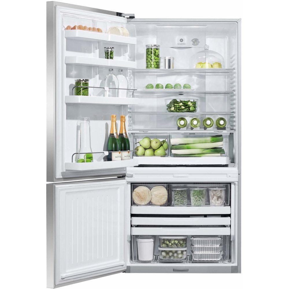 Fisher & Paykel RF522BLXFD5 70/30 Frost Free Freestanding Fridge Freezer 348 litres/146 litres - Stainless Steel | Atlantic Electrics - 40715907858655 