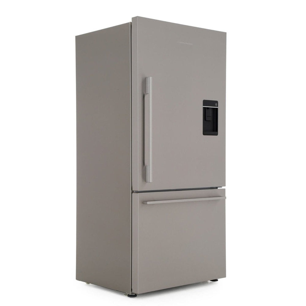 Fisher & Paykel RF522WDRUX5 Plumbed Fridge Freezer Right Door + Drawer 790mm - Ice + Water Stainless Steel, Right Hinge | Atlantic Electrics - 39477843722463 