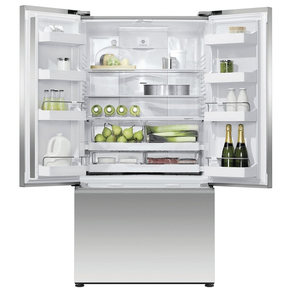 Fisher + Paykel RF540ANUX5 Fridge Freezer French Door 900Mm, Ice + Water, 596L - Atlantic Electrics - 39477858107615 