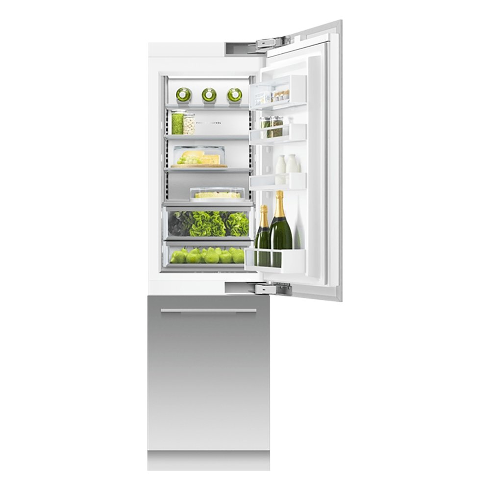 Fisher + Paykel RS6121WRUK1 Right Hinge Integrated Refrigerator Freezer, Ice & Water, 60.3cm Wide - Panel Ready | Atlantic Electrics - 39477859778783 