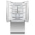 Thumbnail Fisher + Paykel RS80A2 Series 7 417 Litre Integrated French Door Refrigerator with bottom Freezer, Panel Ready - 40157502308575