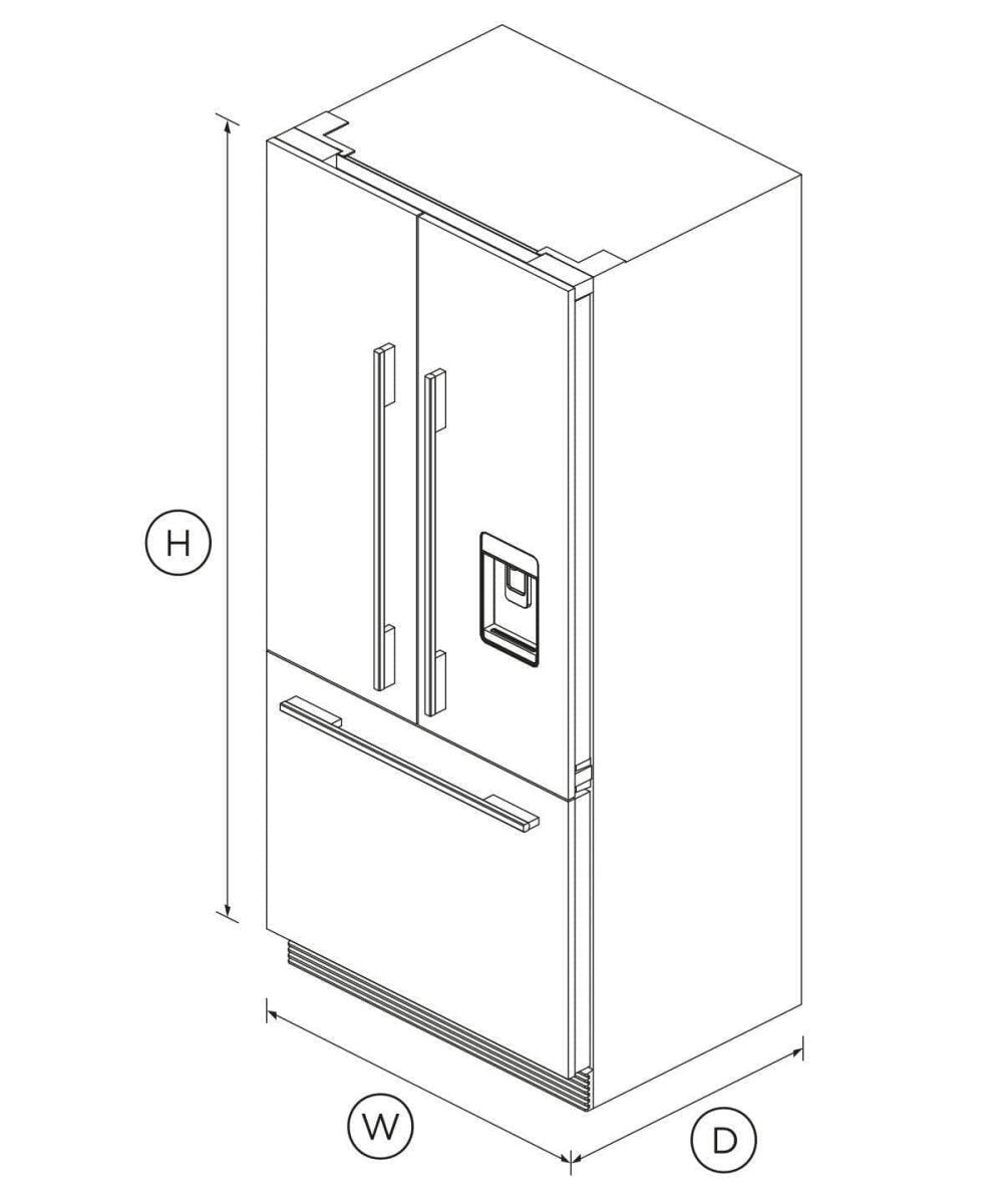 Fisher & Paykel RS80AU2 Built In Fridge Freezer Frost Free,356 Litres | Atlantic Electrics