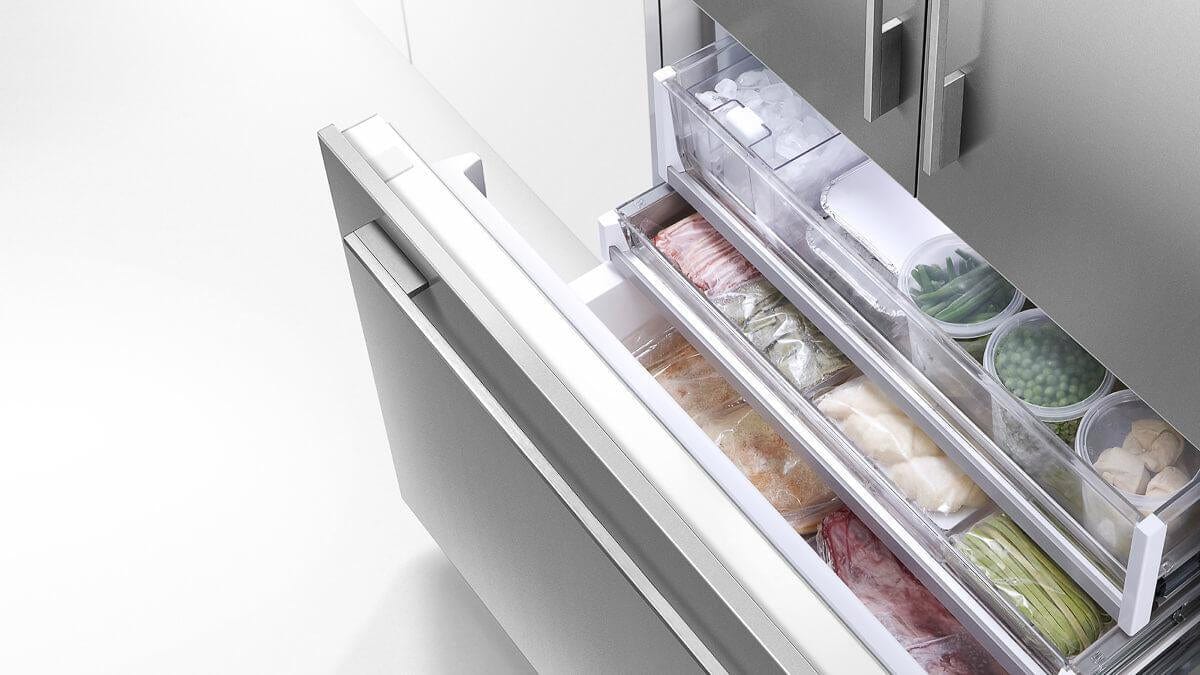 Fisher & Paykel RS80AU2 Built In Fridge Freezer Frost Free,356 Litres | Atlantic Electrics
