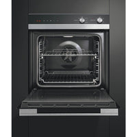 Thumbnail Fisher & Paykel Series 5 OB60SC7CEX1 72L Single Built In Electric Oven Stainless Steel and Black Glas - 39477840511199