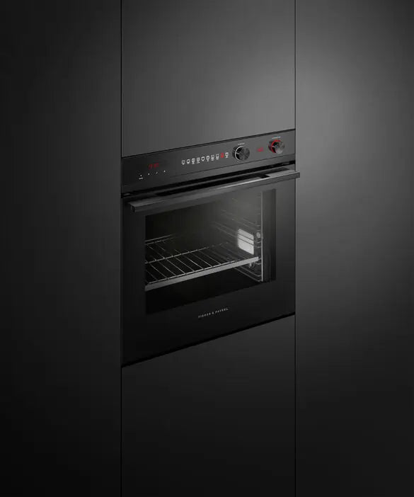 Fisher & Paykel Series 7 OB60SD9PB1 Single Built In Electric Oven - Black - Atlantic Electrics - 40721078026463 