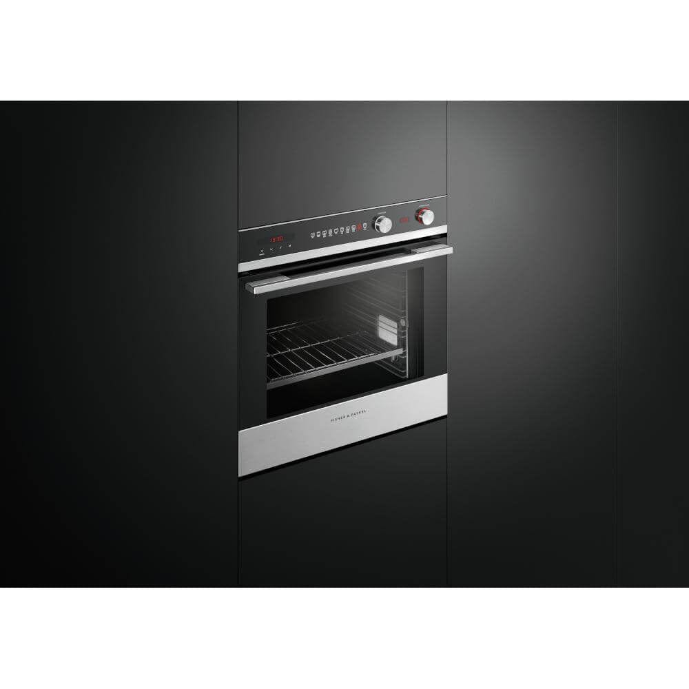 Fisher & Paykel Series 7 OB60SD9PX1 85L Single Built In Electric Oven with Pyrolytic Self-Cleaning Function - Atlantic Electrics - 39477844082911 