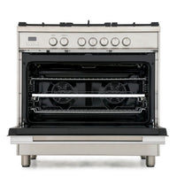 Thumbnail Fisher & Paykel Series 7 OR90SDG4X1 90cm 5 Burners Dual Fuel Range Cooker - 39477850144991