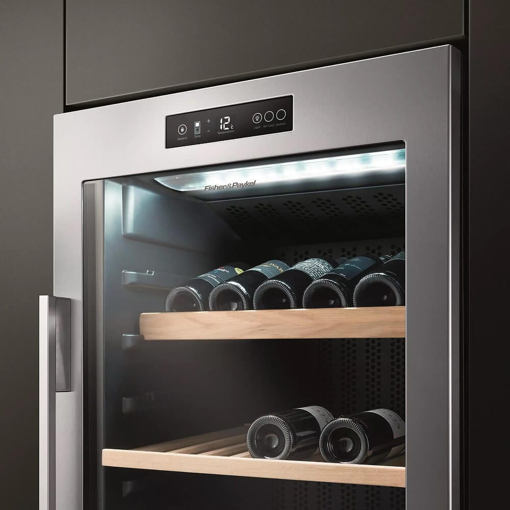 Fisher & Paykel Series 7 RF356RDWX1 Freestanding Wine Cooler Stainless Steel 144 bottles | Atlantic Electrics