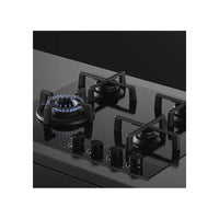 Thumbnail Fisher & Paykel Series 9 CG604DNGGB4 60cm 4 Burner Gas Hob Black Ceramic Glass | Atlantic Electrics- 39477857124575