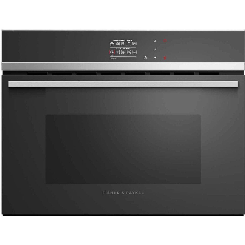 Fisher & Paykel Series 9 OS60NDB1 Combination Steam Oven, 60cm, 9 Function 36L total capacity - Atlantic Electrics - 39477858336991 