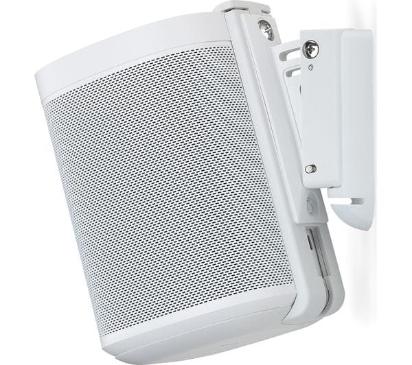 Flexson FLXS1WM2011 Sonos One Wall Mount Tilt Speaker Bracket Twin Pack - White | Atlantic Electrics - 39477860696287 