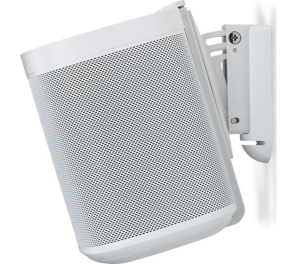 Flexson FLXS1WM2011 Sonos One Wall Mount Tilt Speaker Bracket Twin Pack - White | Atlantic Electrics - 39477860663519 